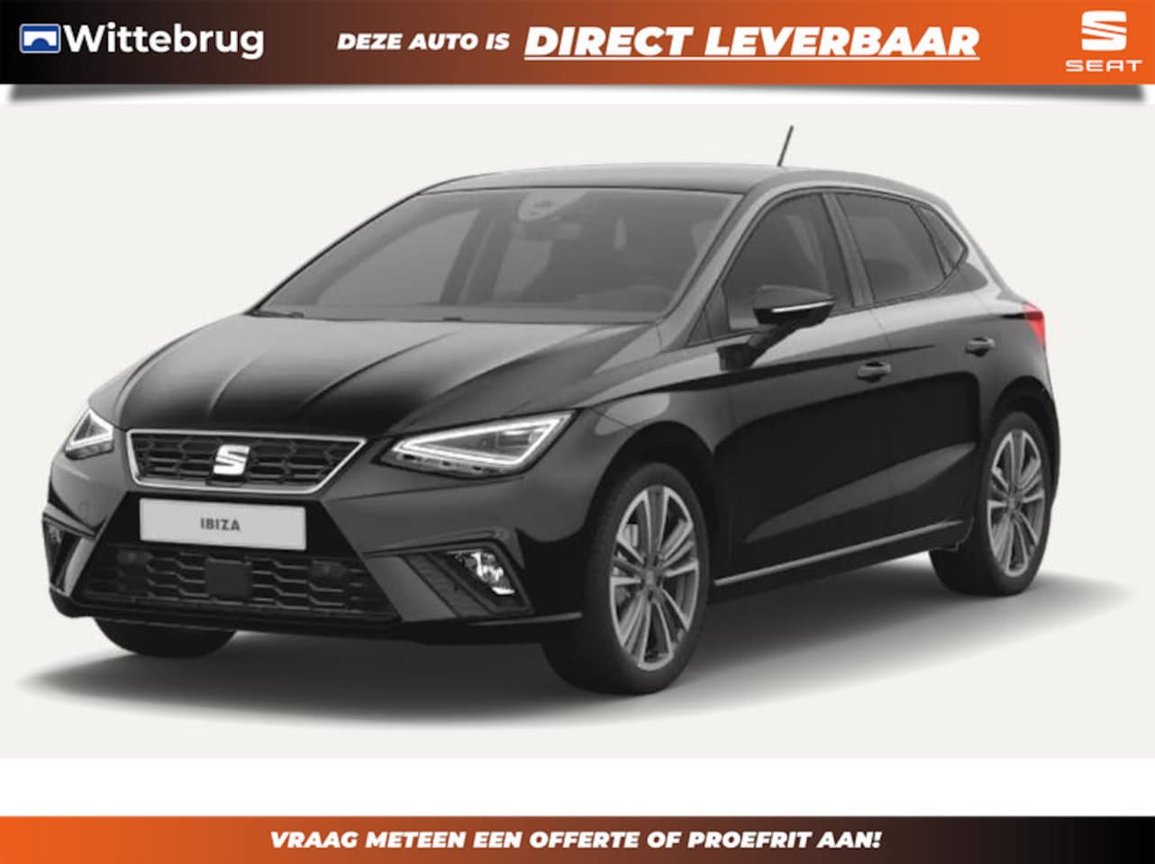 Seat Ibiza - 1.0 EcoTSI FR Anniversary 18 inch lichtmetalen velgen / Airconditioning automatisch / Park - AutoWereld.nl