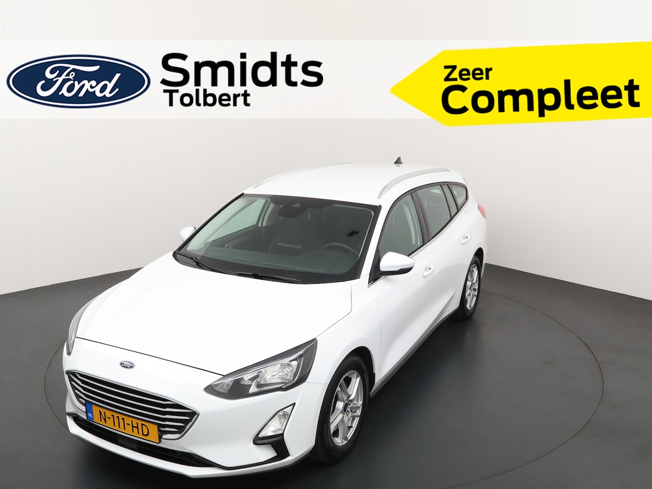 Ford Focus Wagon - EcoBoost 125PK Hybrid Trend Edition Business AGR stoel I LED I Camera I Navi I Cruise - AutoWereld.nl