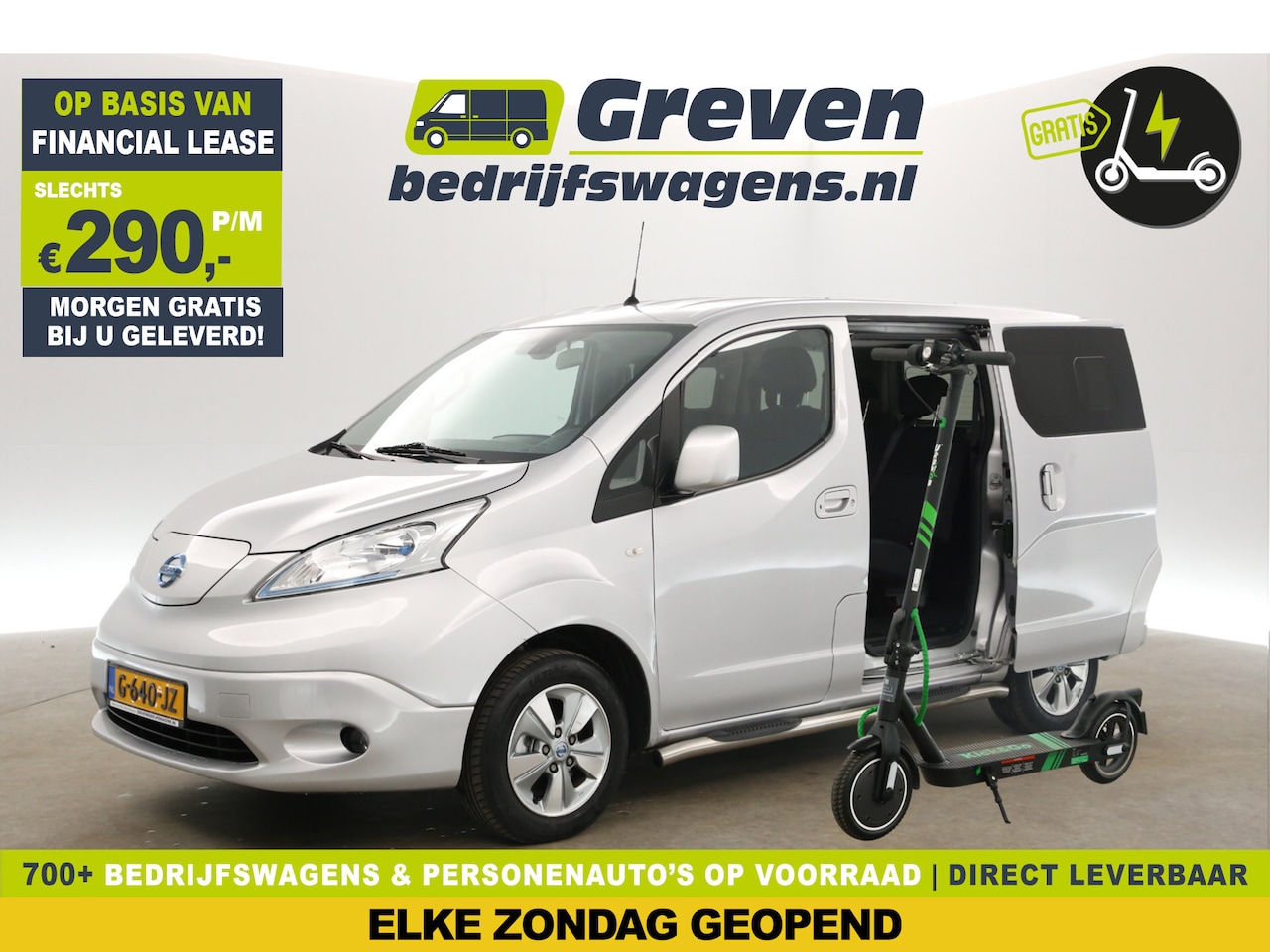 Nissan e-NV200 - 40 kWh Connect Edition L1H1 | GRATIS E-Step! | Dubbele Cabine | 5 Persoons | Incl. BTW | 2 - AutoWereld.nl