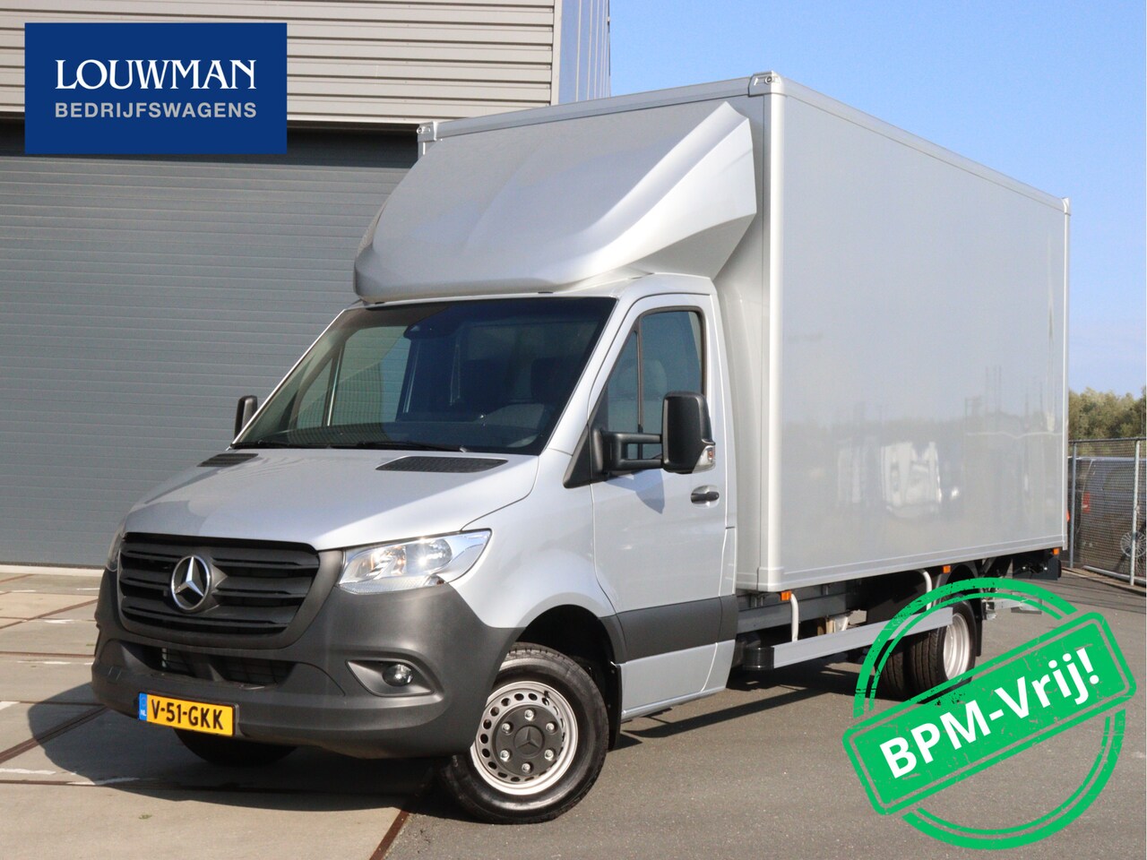 Mercedes-Benz Sprinter - 517 1.9 CDI L3 Bakwagen BPM voordeel D'Hollandia Laaklep 1000KG Direct leverbaar MBUX Carp - AutoWereld.nl