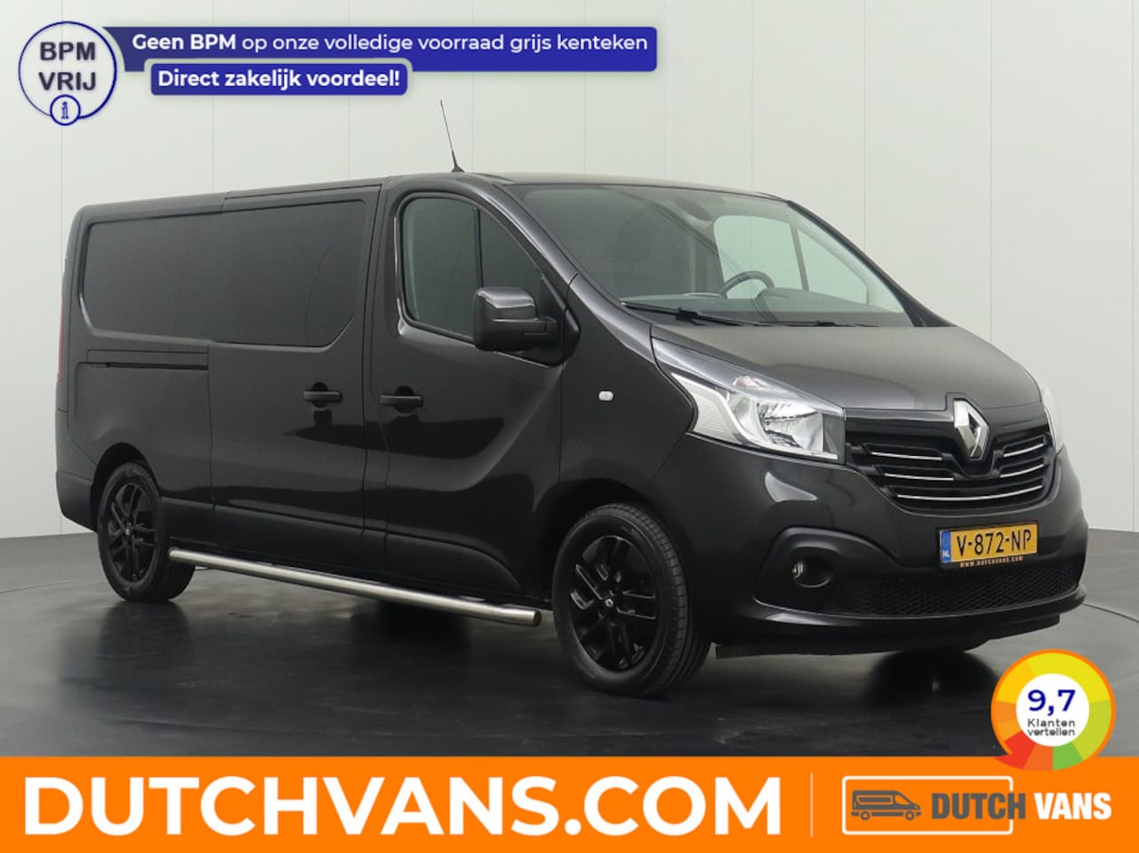 Renault Trafic - 1.6DCi 145PK Lang Dubbele Cabine Sport | Navigatie | Camera | Privacy Glass - AutoWereld.nl