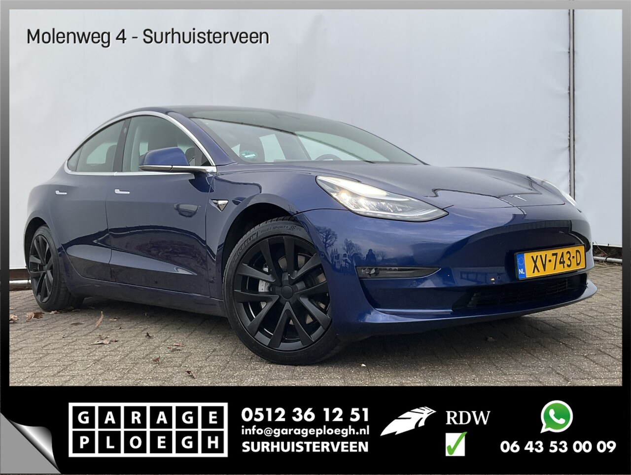 Tesla Model 3 - Long Range RWD Long Range AWD 75 kWh Trekhaak Autopilot Pano Leder Nav/Cam! - AutoWereld.nl