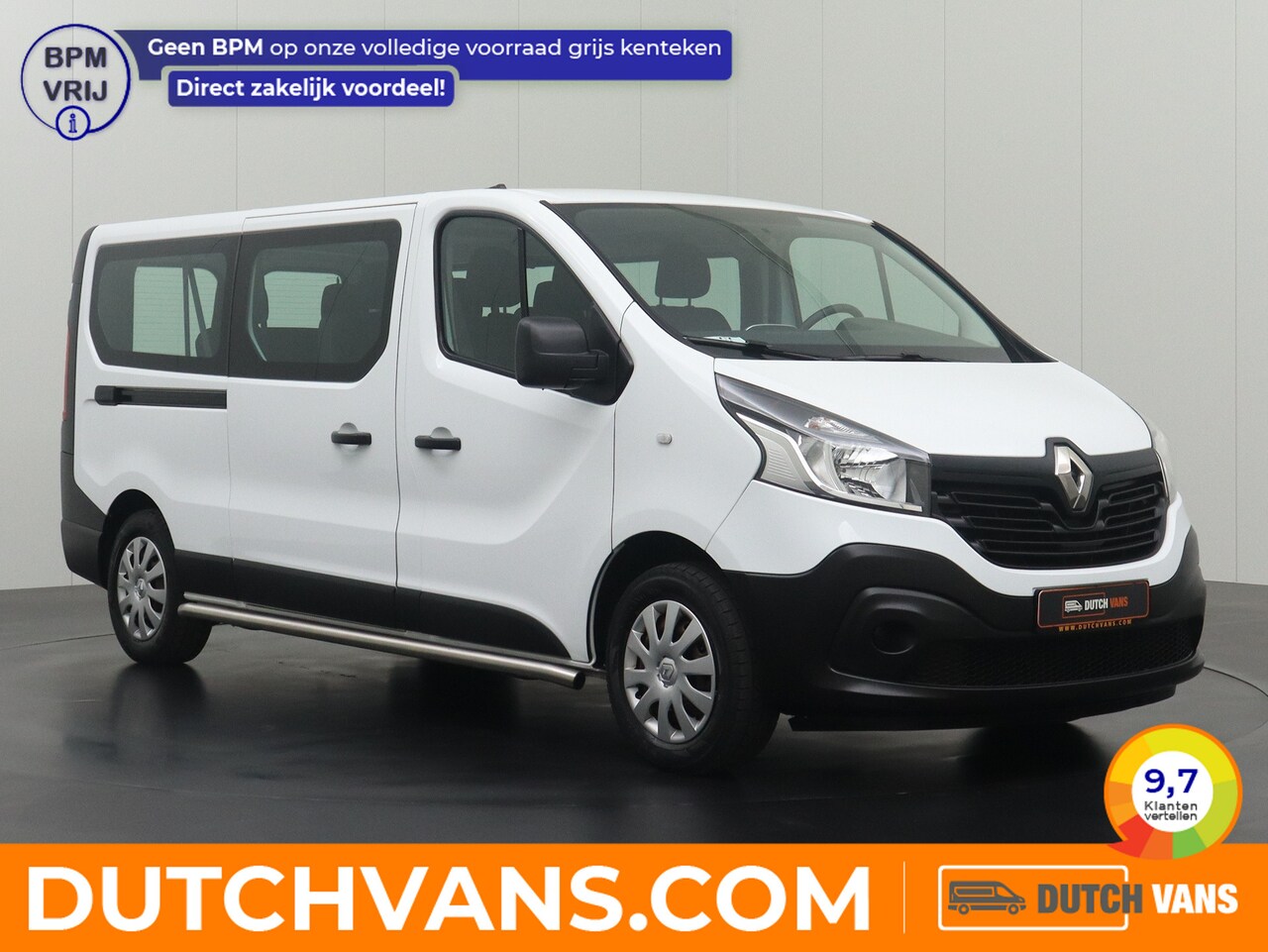 Renault Trafic - 1.6DCI 120PK Lang 9-Persoons Kombi € 23900 INCL. | Personenbus | Navigatie | Airco | Cruis - AutoWereld.nl