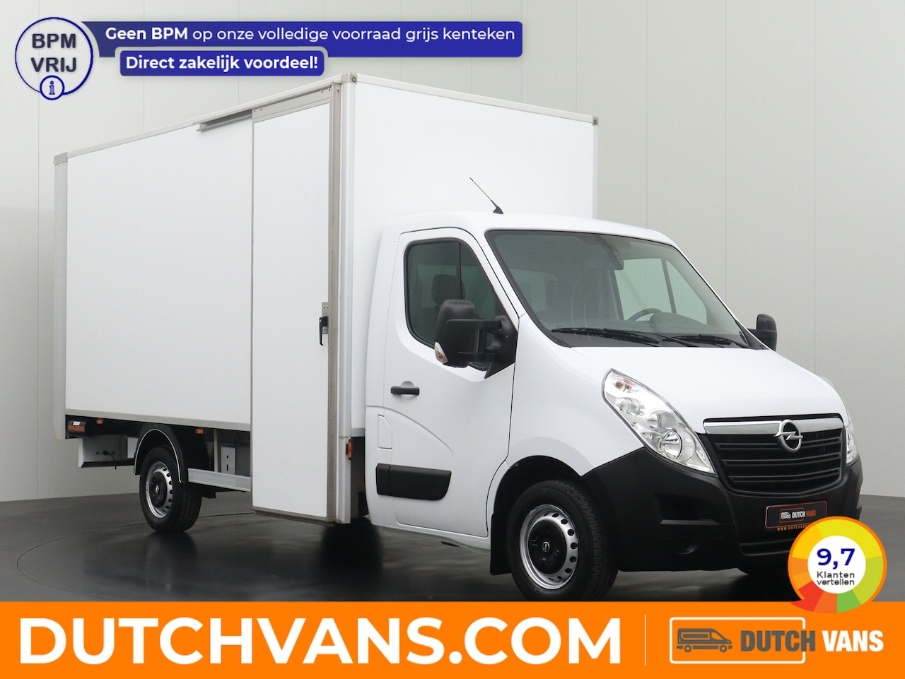 Opel Movano - 2.3CDTI 130PK Bakwagen+Laadklep | Navigatie | Airco | Zijdeur met instap - AutoWereld.nl