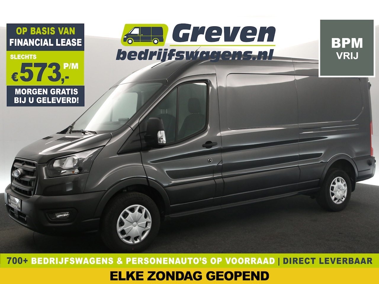 Ford Transit - 350 2.0 TDCI L3H2 Trend | NIEUW | BPM Vrij | Airco Carplay Camera Cruise Navigatie PDC Sto - AutoWereld.nl