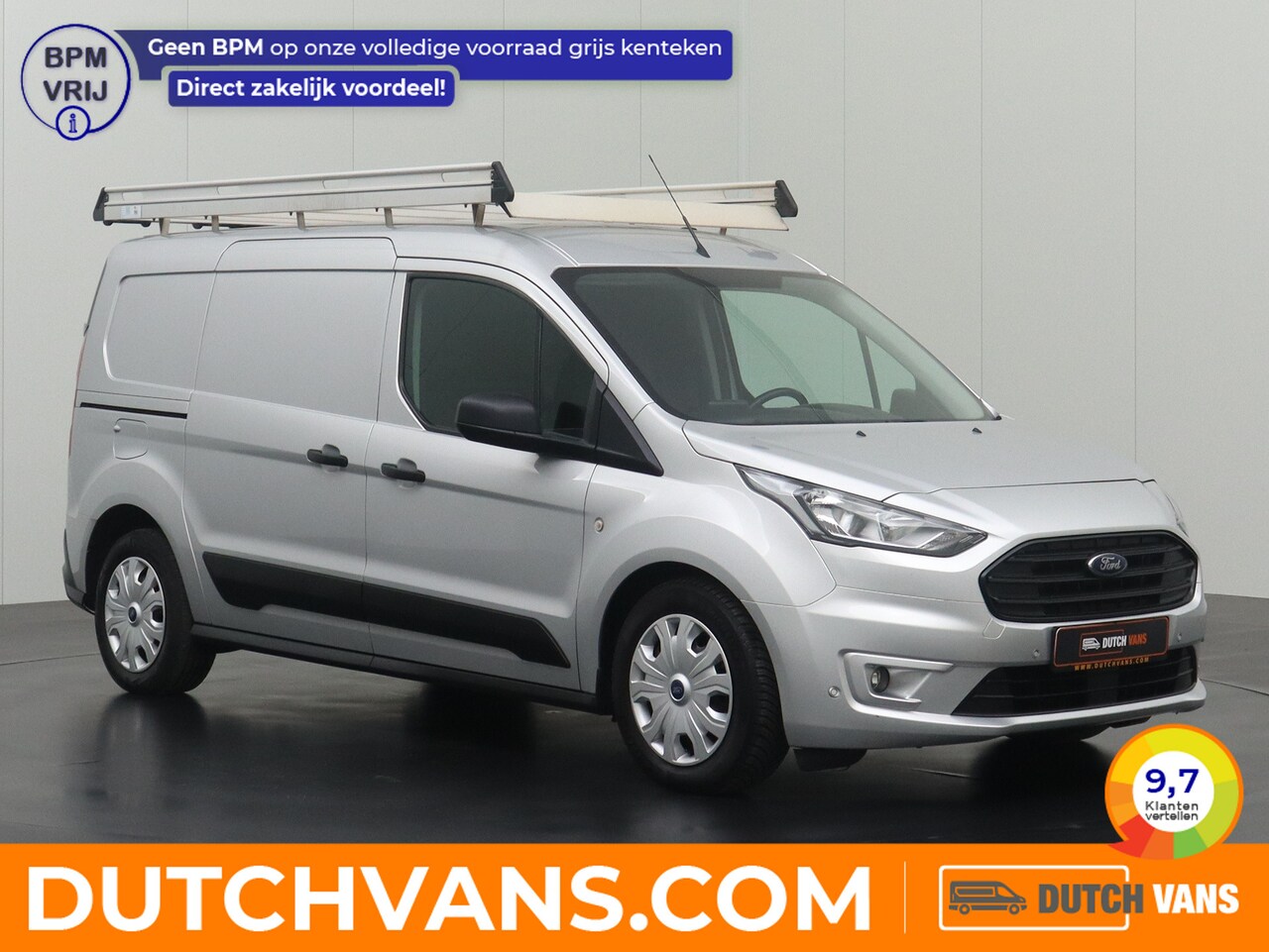 Ford Transit Connect - 1.5TDCI 120PK Automaat Lang | Navigatie | Camera | 3-Persoons | Airco - AutoWereld.nl