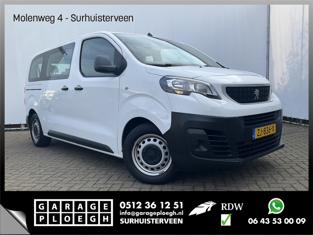 Peugeot Expert - 9-Pers 1.5 BlueHDi 120 Long S&S 9-Pers Orig.NL 26dkm+NAP Voll.Onderhouden! - AutoWereld.nl