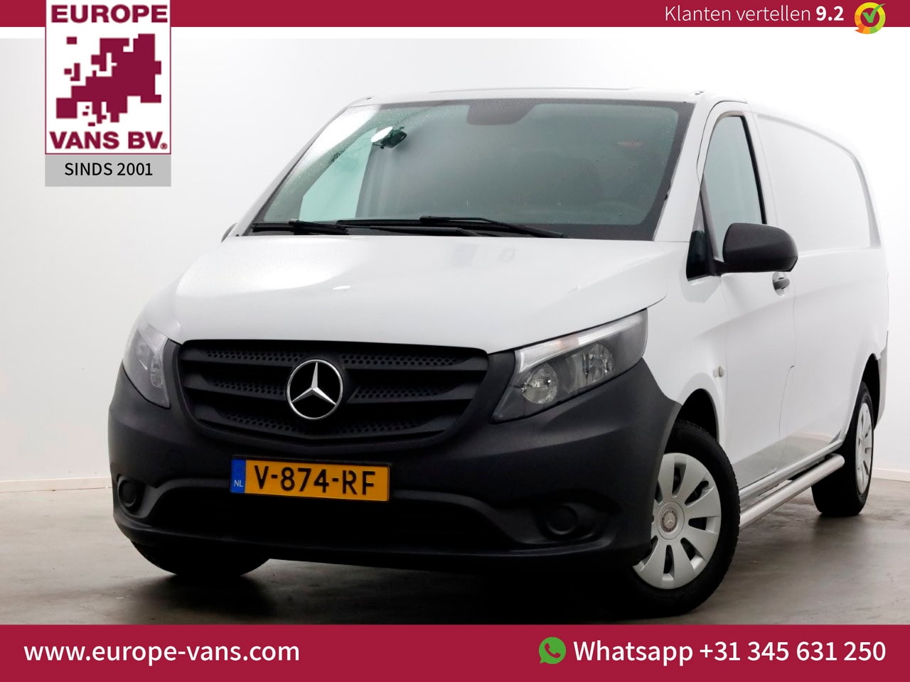 Mercedes-Benz Vito - 111 CDI 115pk E6 XL Extra Lang Airco/Navi/Camera 10-2018 - AutoWereld.nl