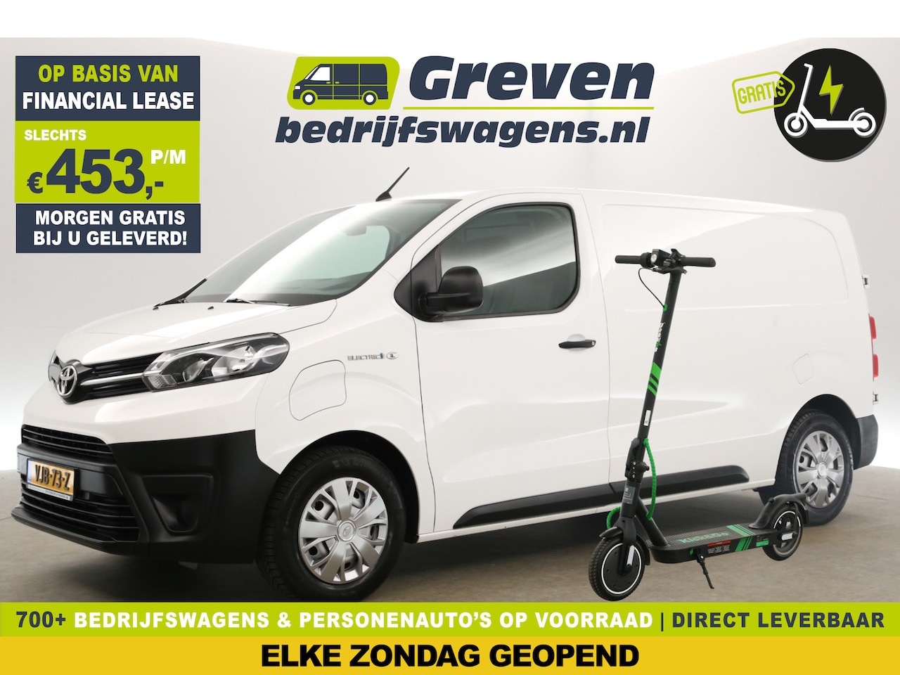 Toyota ProAce Worker - 75 kWh Extra Range Navigator L2H1 | Gratis E-Step! | Elektrisch Automaat Airco Camera Crui - AutoWereld.nl