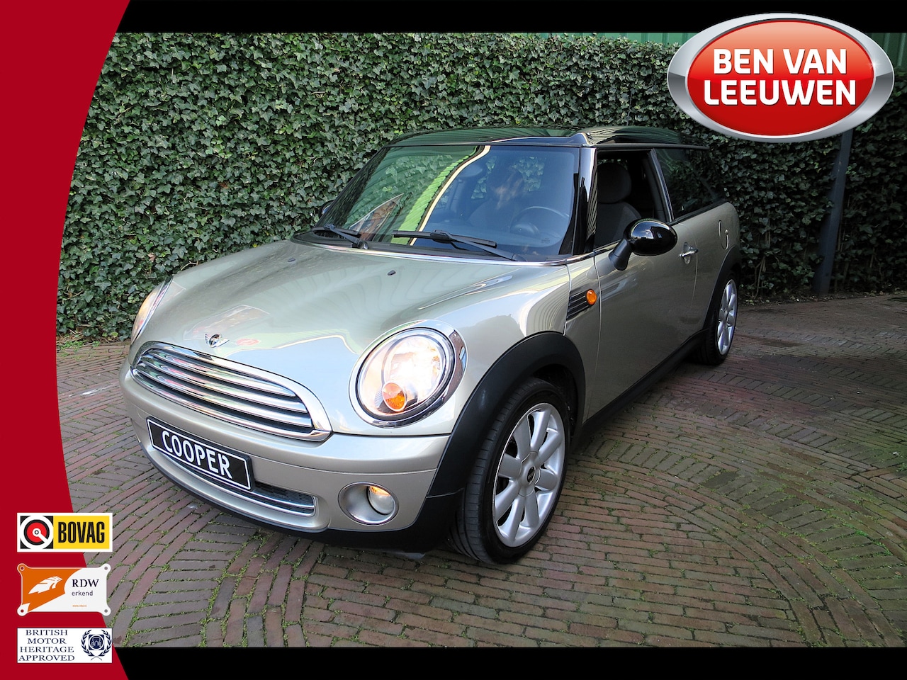 MINI Clubman - 1.6 Cooper Pepper R55 NL-auto, 2de eig. airco, 17" en Youngtimer! - AutoWereld.nl