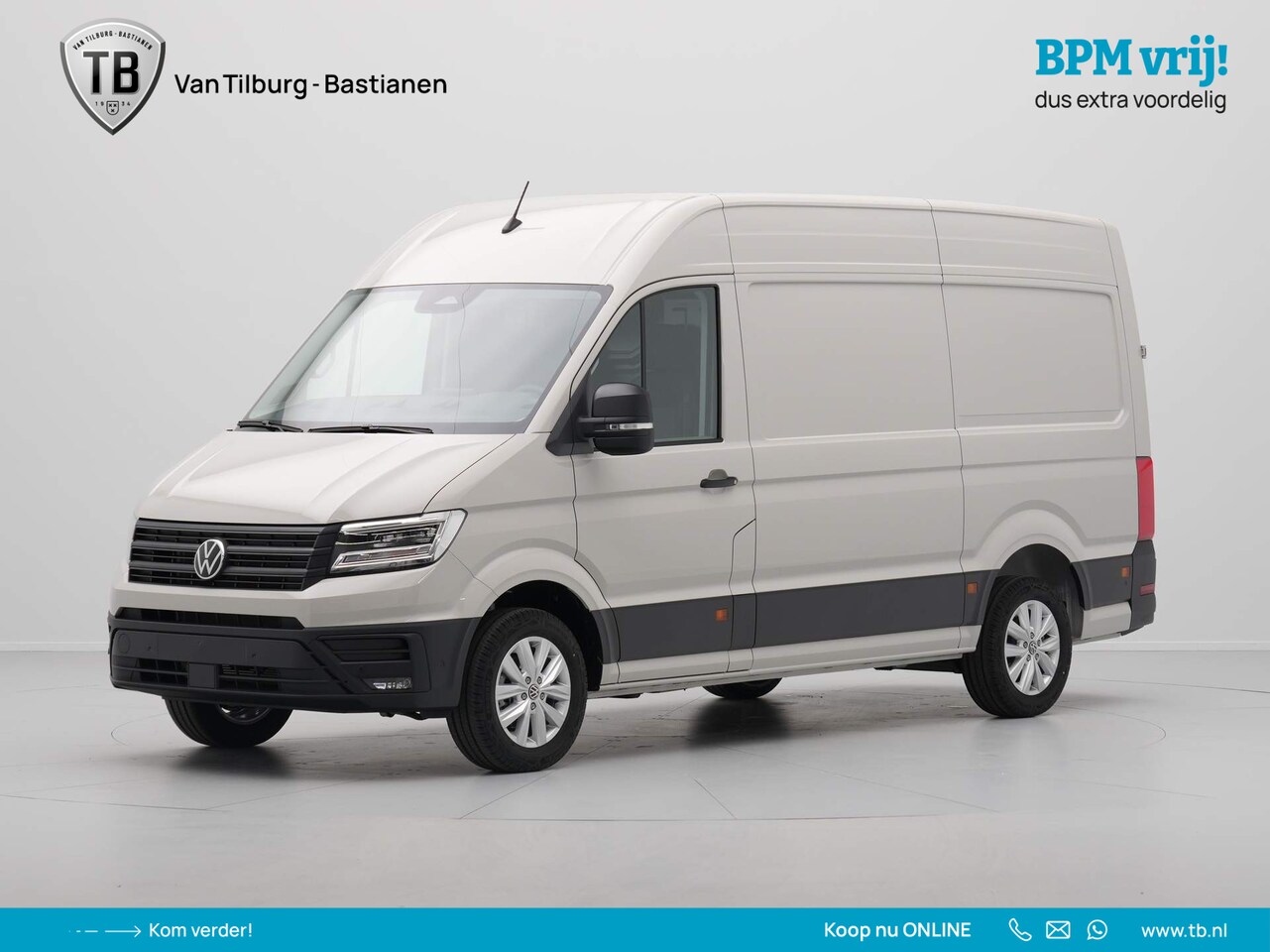 Volkswagen Crafter - 2.0 TDI 103kW 140PK GVW 3.5T L3H3 Exclusive AUT BPM vrij! - AutoWereld.nl