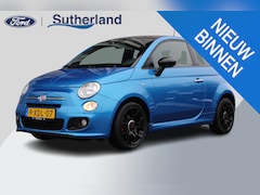 Fiat 500 - 0.9 TwinAir Turbo 500S | Panorama Dak | Airco | Zwarte Lichtmetalen Velgen | Lederen Bekle