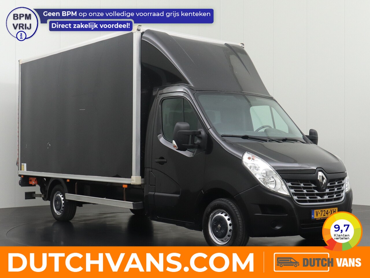 Renault Master - 2.3DCi 130PK Bakwagen+Laadklep | Trekhaak 2500Kg | Dakspoiler | Navigatie | 3-Persoons | - AutoWereld.nl