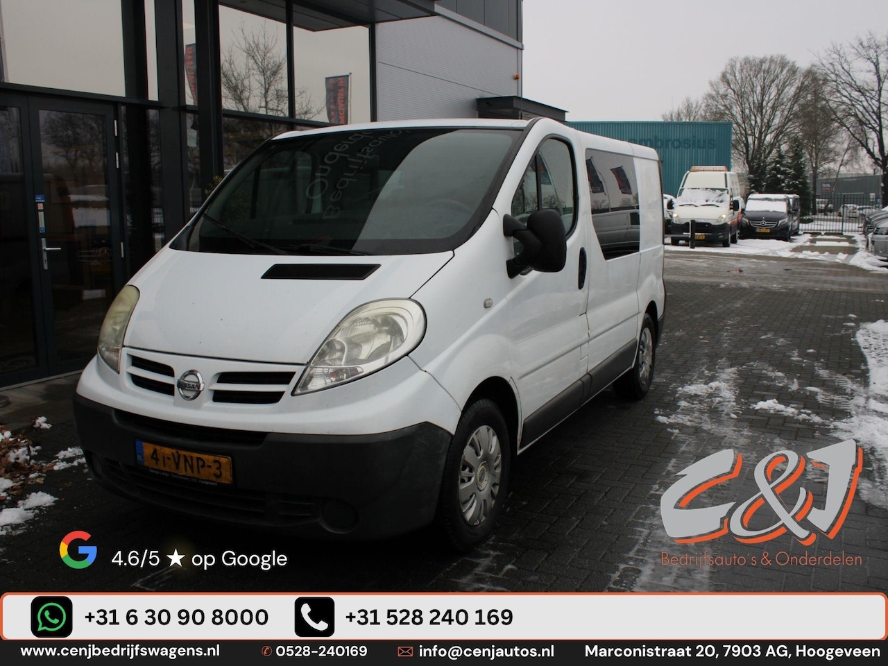 Nissan Primastar - 90.27 2.0 dCi 310L dubbele cabine 6 persoons airco marge - AutoWereld.nl