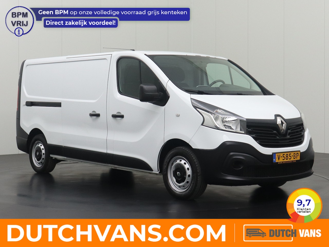 Renault Trafic - 1.6DCI Lang | Navigatie | Airco | Cruise | 3-Persoons - AutoWereld.nl