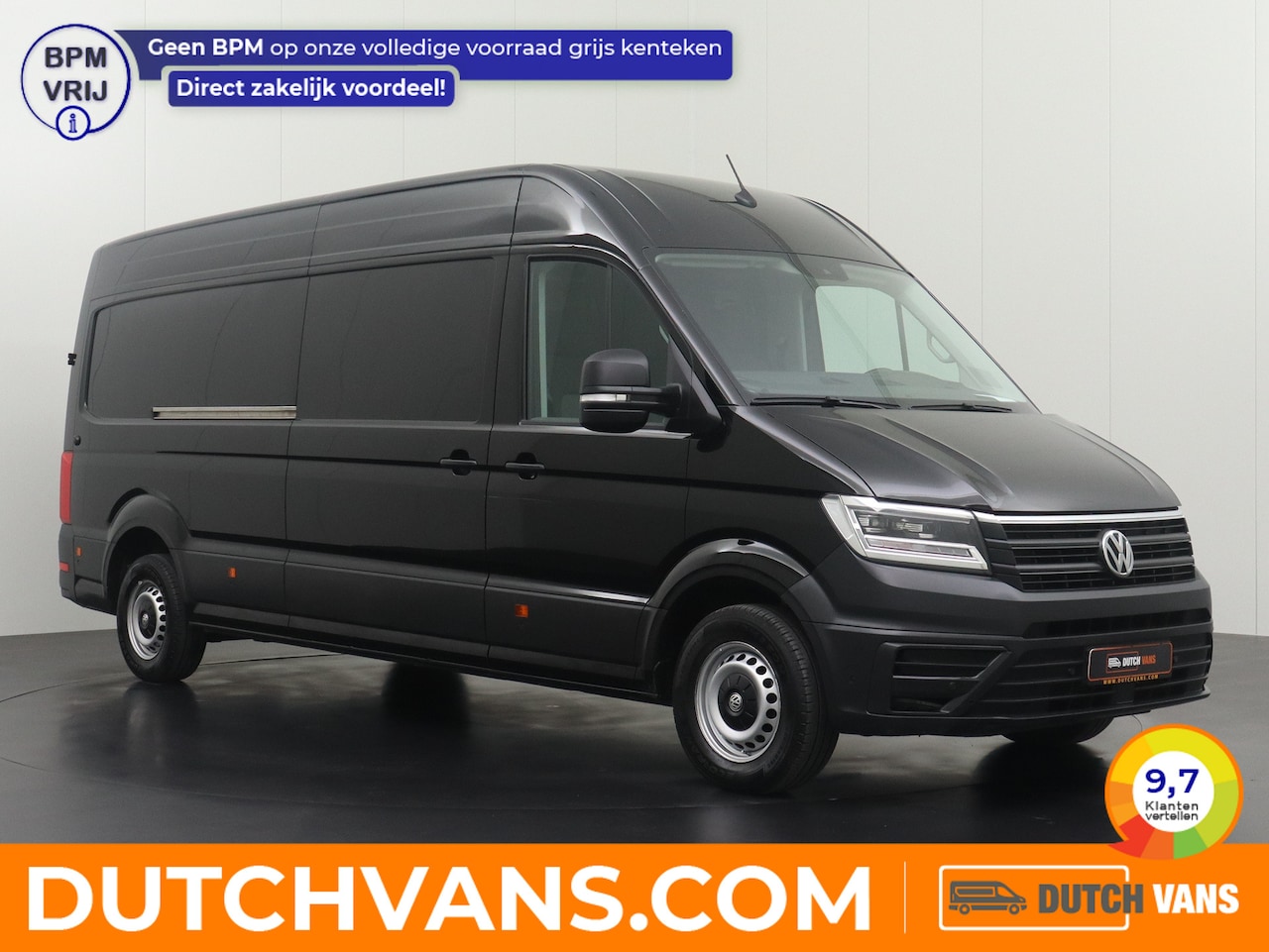 Volkswagen Crafter - 2.0TDI 177PK DSG Automaat L4H3 | Led | Navigatie | Camera | 3-Persoons | 3000Kg Trekhaak - AutoWereld.nl