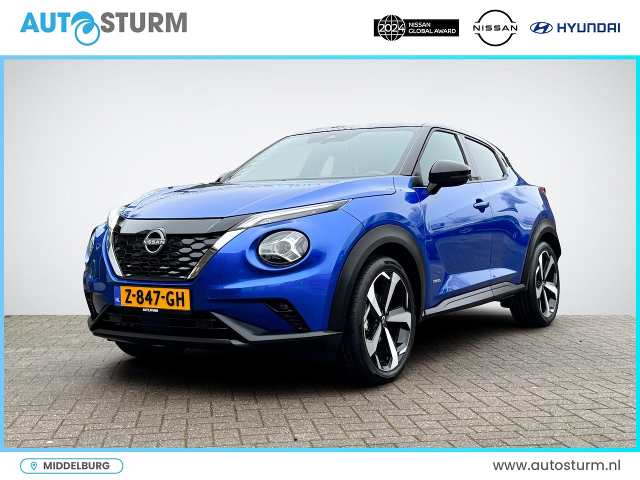 Nissan Juke - 1.6 Hybrid Tekna Sound + Cold Pack | Leder | Stuur- + Stoelverwarming | BOSE Audio | Adapt - AutoWereld.nl