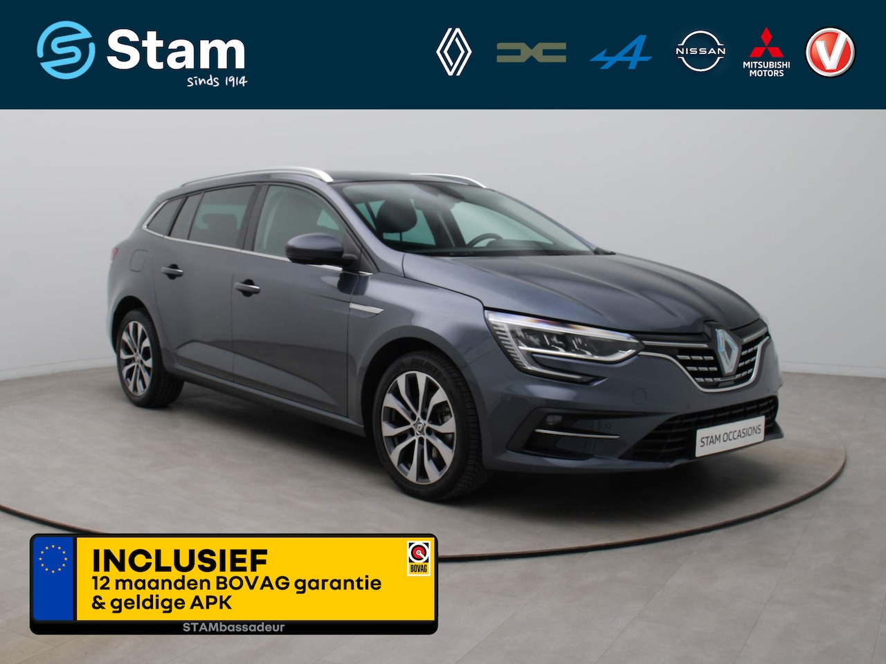 Renault Mégane Estate - TCe 140pk Techno EDC/AUTOMAAT Camera | Climate | Navi | Parksens. v+a | Stoel -\ Stuurverw - AutoWereld.nl