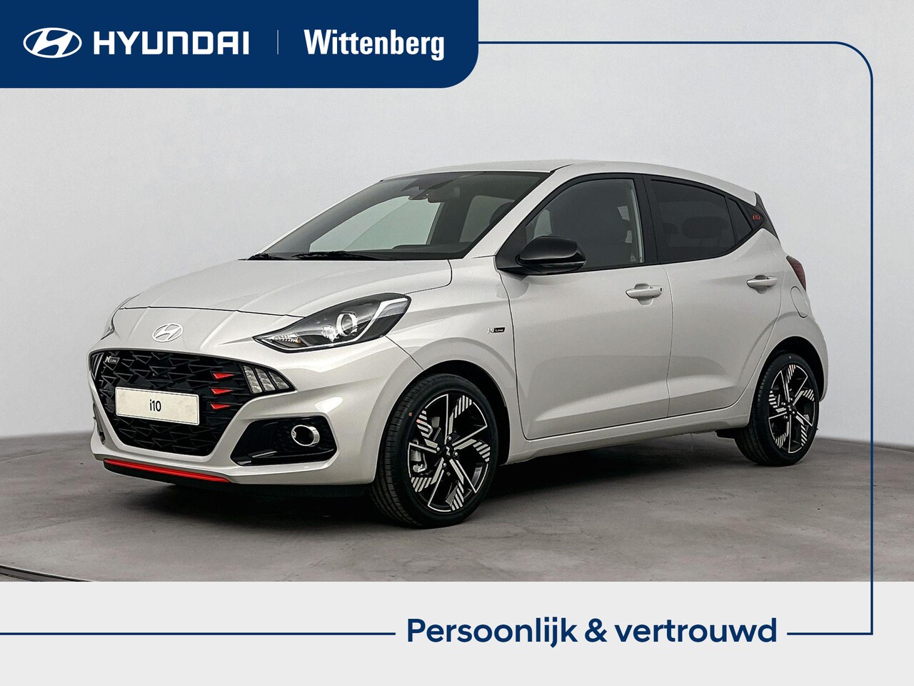 Hyundai i10 - 1.0 T-GDI N Line 5-zits | 16"LICHTMETALEN N-LINE VELGEN | INCL €1000,- SMARTBONUS | ACHTER - AutoWereld.nl