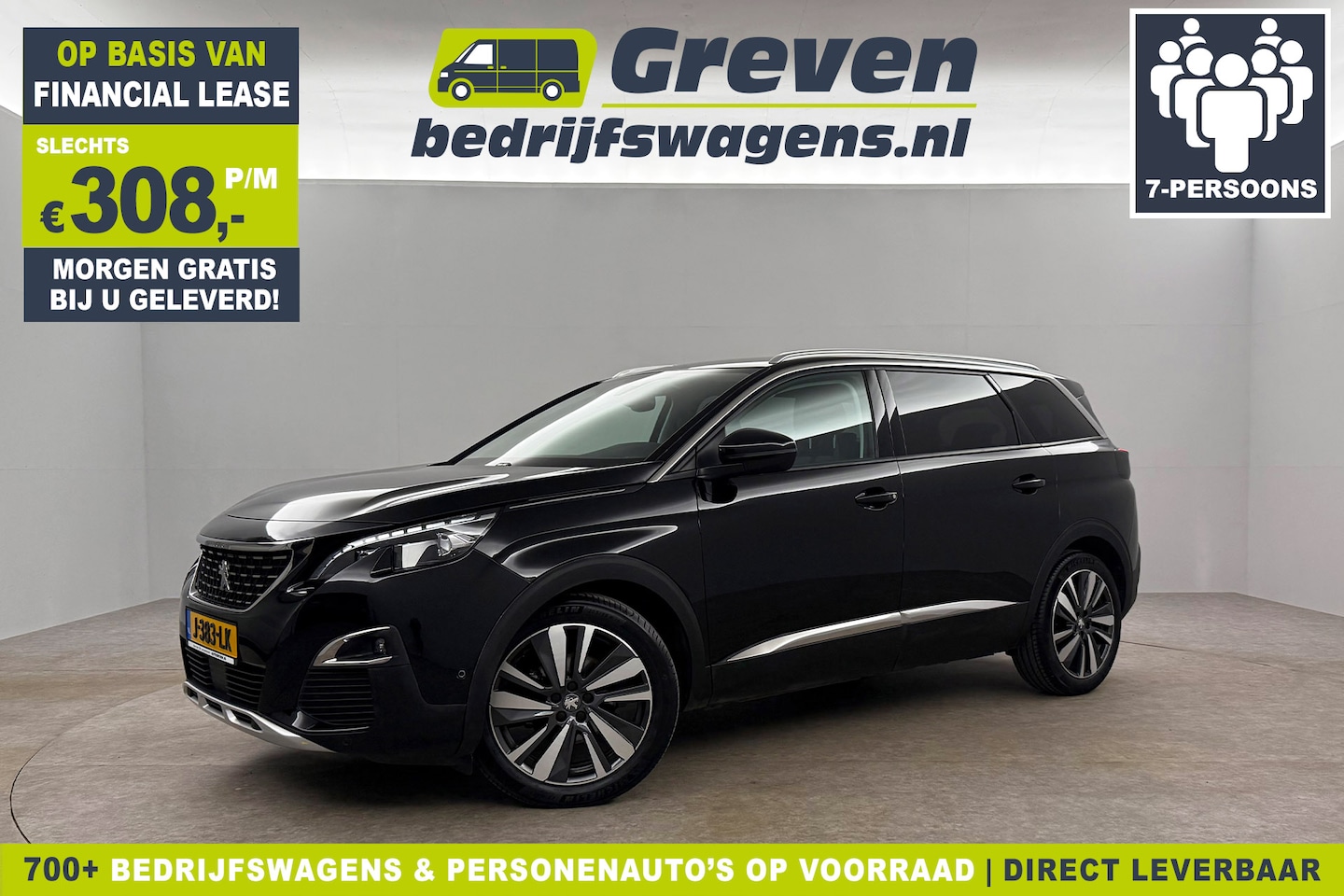 Peugeot 5008 - 1.2 PureTech | 7 Persoons | LED Sfeer Cruise Carplay 360Camera Clima Trekhaak Navi 19"LMV - AutoWereld.nl