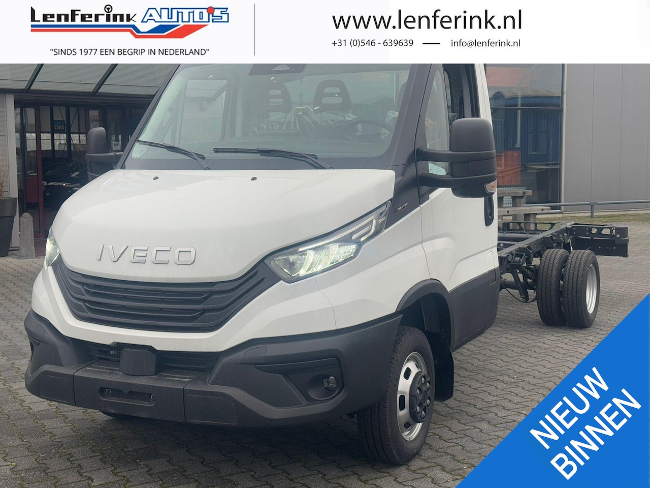 Iveco Daily - 35C18 180 pk H6 Chassis 4100 mm Dubbel lucht Navi, Airco ECC, Cruise, LED Koplampen, Nwe M - AutoWereld.nl