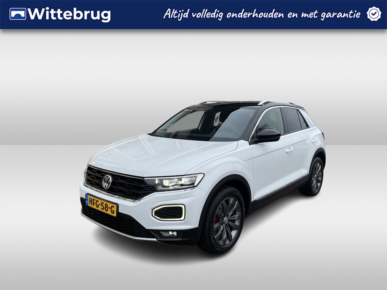 Volkswagen T-Roc - 1.5 TSI Sport / AUTOMAAT/ DIGITAL DASH/ ADAPT-CRUISE/ NAVI/ APP-CONNECT/ PARK. SENSOREN + - AutoWereld.nl