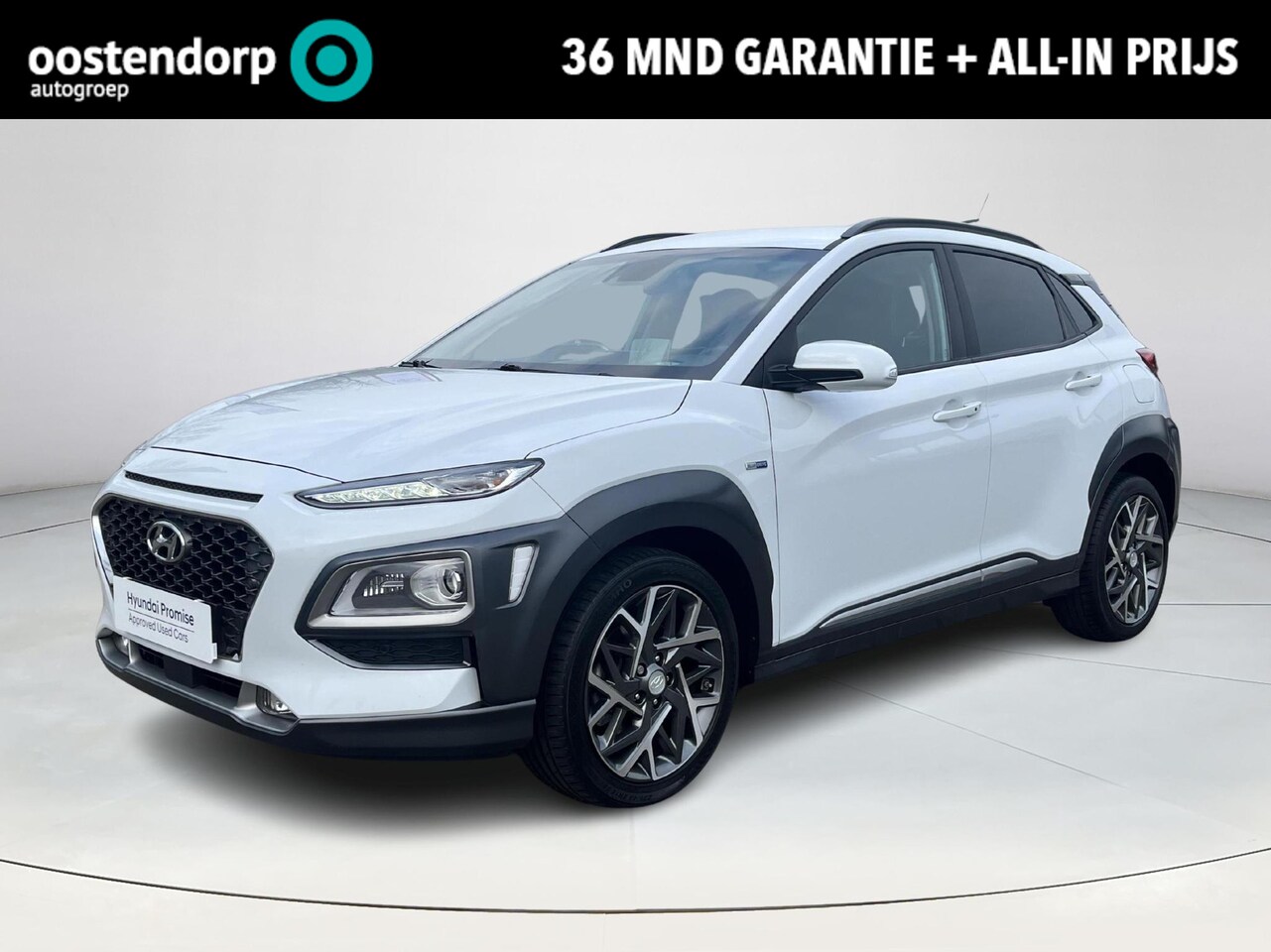 Hyundai Kona - 1.6 GDI HEV Premium | All-in prijs | Navigatie | Camera | Airco | Parkeersensoren - AutoWereld.nl