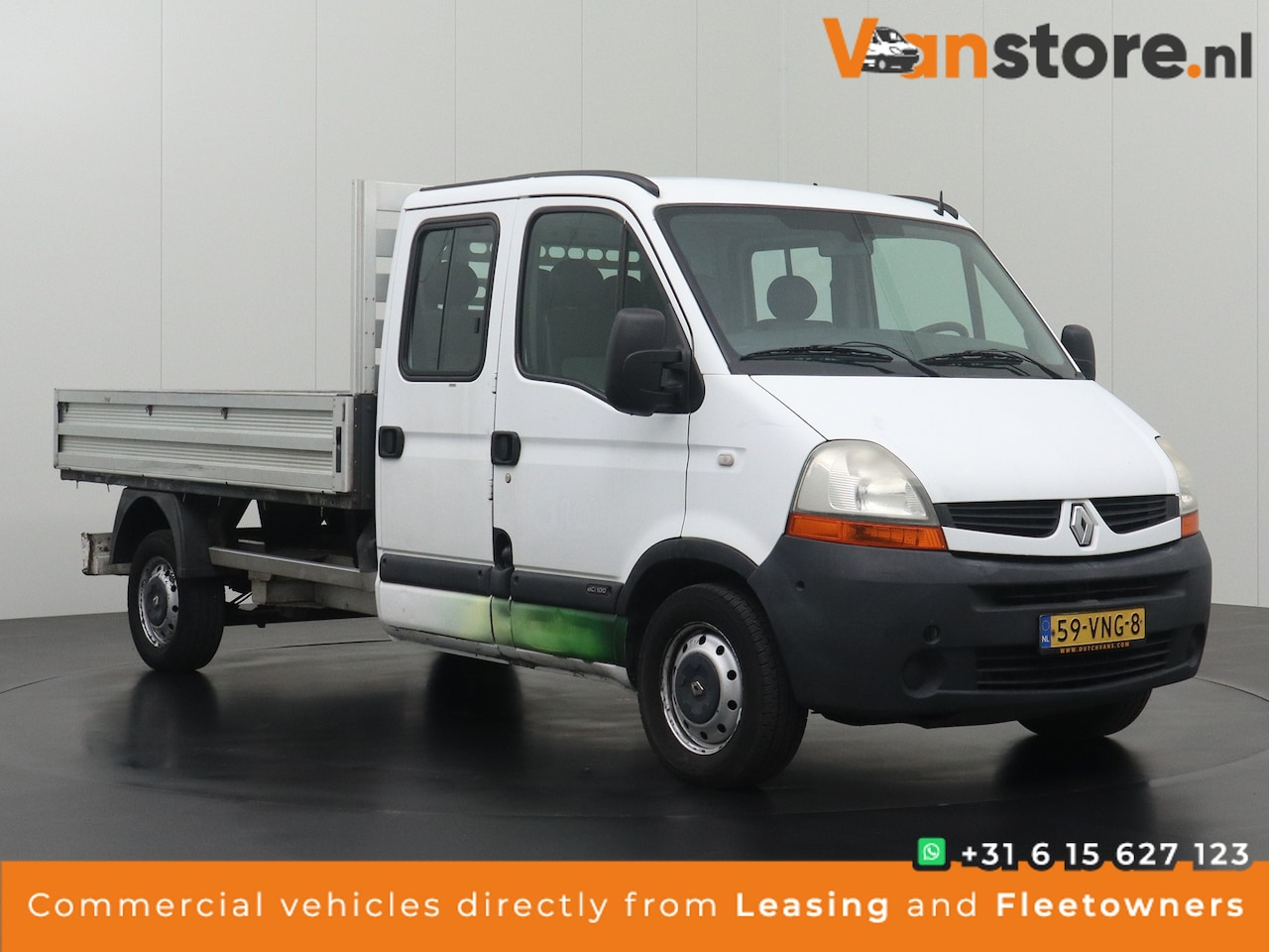 Renault Master - 2.5DCi Open Laadbak Dubbele Cabine | 7-Persoons | Trekhaak - AutoWereld.nl