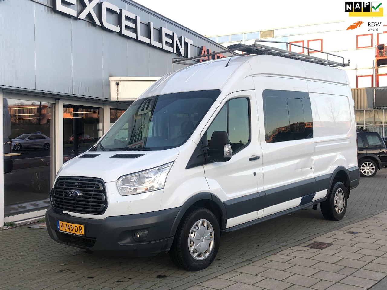 Ford Transit - 350 2.0 TDCI L3H2 DC Trend - Navigatie - Airco - AutoWereld.nl