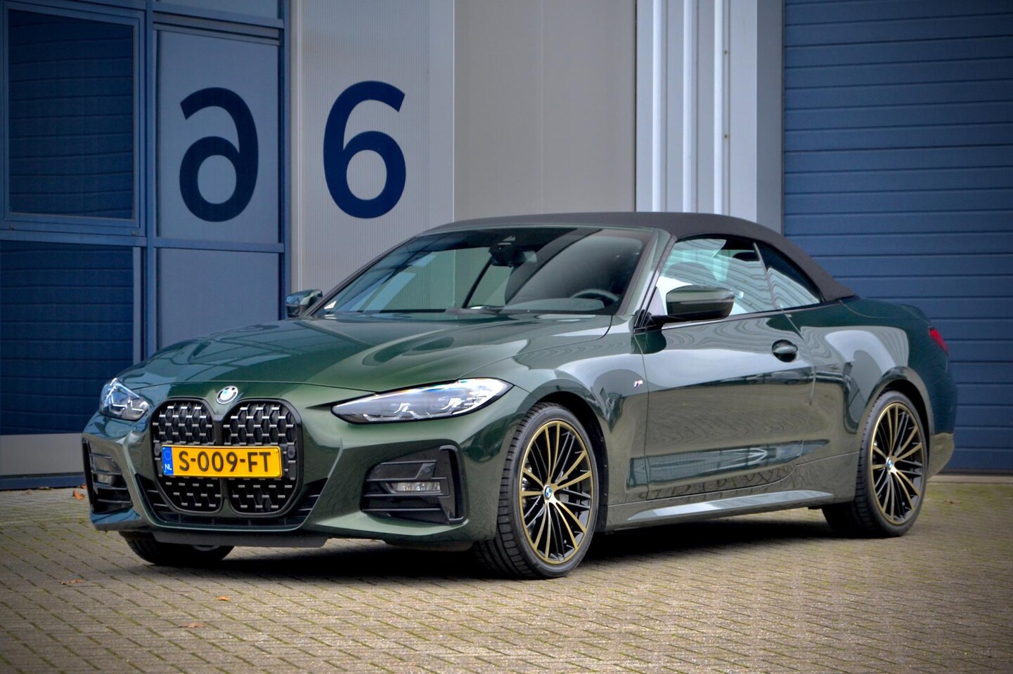 BMW 4-serie Cabrio - 430i H-E / M Sport / SANREMO GREEN / Leder / HK Sound / Keyless / Nekverwarming - AutoWereld.nl