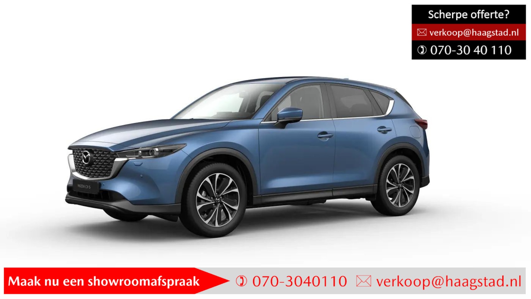 Mazda CX-5 - 2.0 e-SkyActiv-G M Hybrid 165 Exclusive-Line Haagstad netto deal! (huidige nieuwprijs €53. - AutoWereld.nl