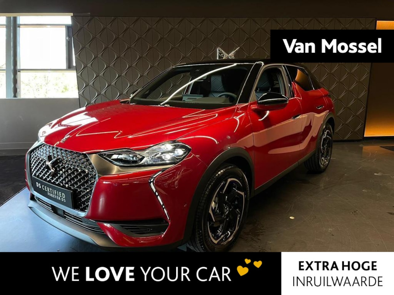 DS 3 Crossback - 1.2 PureTech Grand Chic Automaat | 130 pk | Carplay | Stoelverwaring | Leder interieur | P - AutoWereld.nl