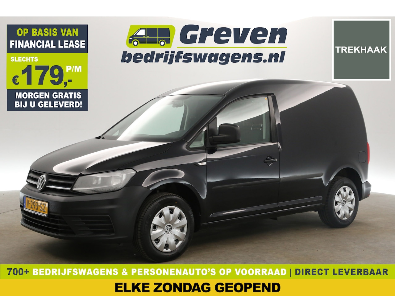 Volkswagen Caddy - 2.0 TDI L1H1 Airco Cruise Trekhaak Bluetooth Metallic Elektrpakket - AutoWereld.nl