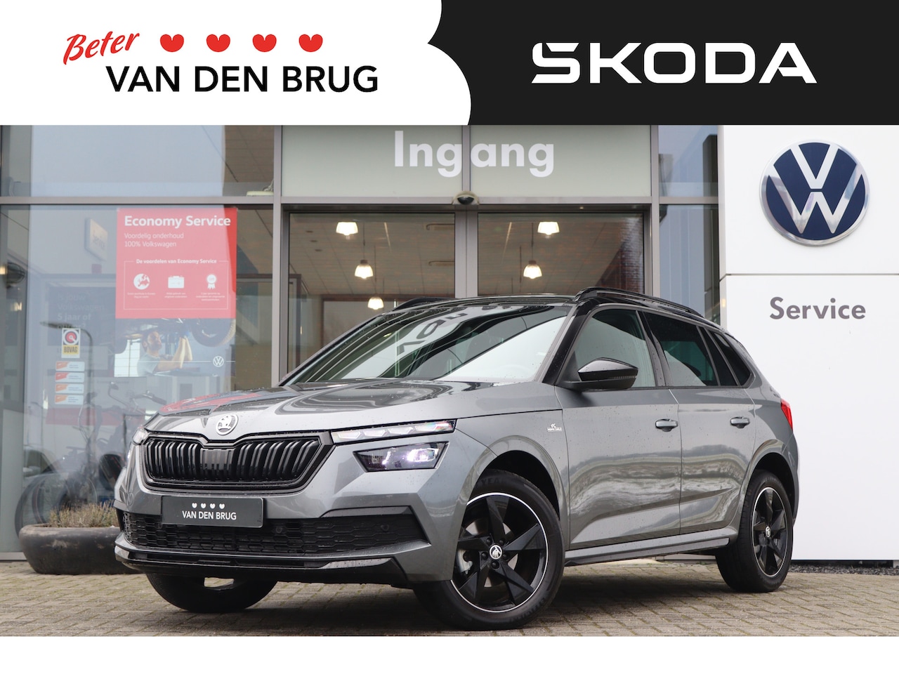 Skoda Kamiq - 1.0 TSI 110 pk Monte Carlo | Panoramadak | Camera | Climatronic | App Connect | LED | Adap - AutoWereld.nl