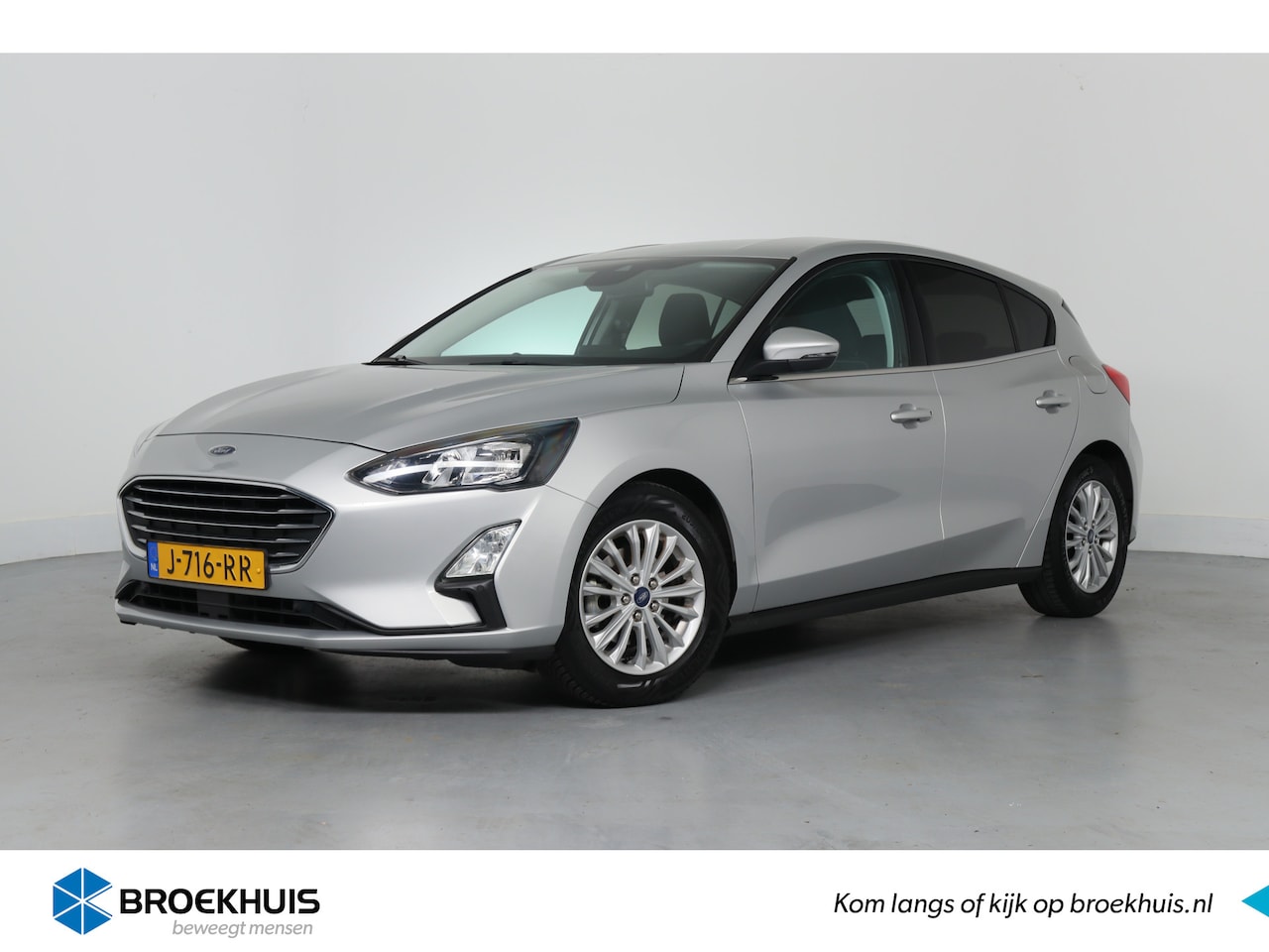 Ford Focus - 1.0 EcoBoost Hybrid Titanium X Business | Dealer Onderhouden! | AGR | Camera | LED | Clima - AutoWereld.nl