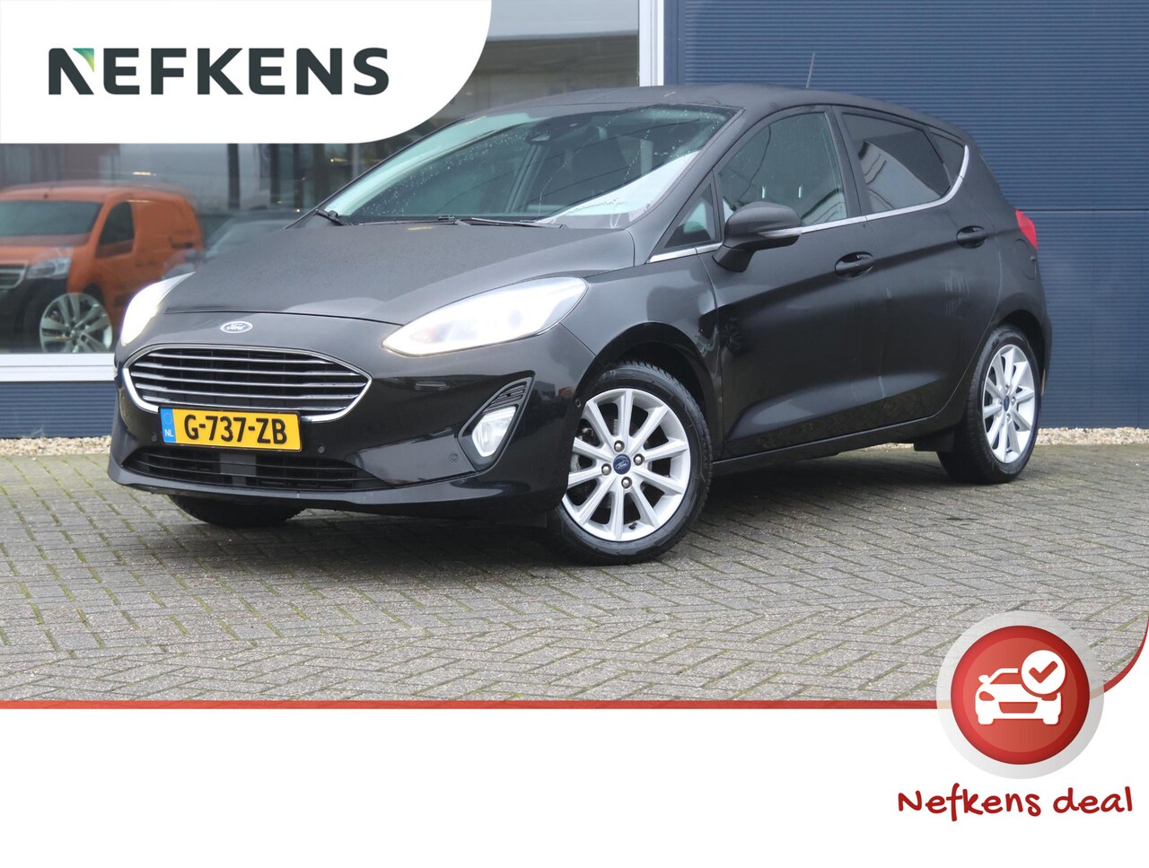 Ford Fiesta - 95pk Titanium 1ste eigenaar | Winterpack | AppleCarPlay | LED | Climate | 5drs. - AutoWereld.nl