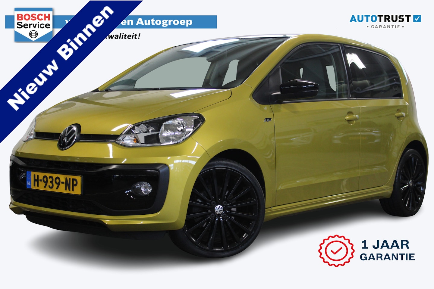 Volkswagen Up! - 1.0 R-Line | Incl. 12 maanden garantie | Cruise control | Climate control | Bluetooth | 1s - AutoWereld.nl