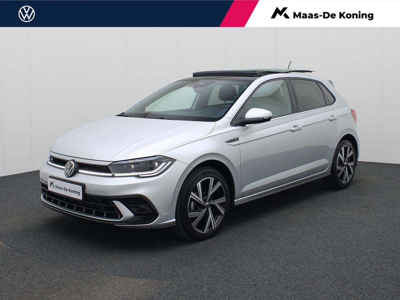 Volkswagen Polo - 1.0TSI/110PK R-Line DSG · Panoramadak · Navigatie · Stoelverwarming · Garantie tot juni 20 - AutoWereld.nl