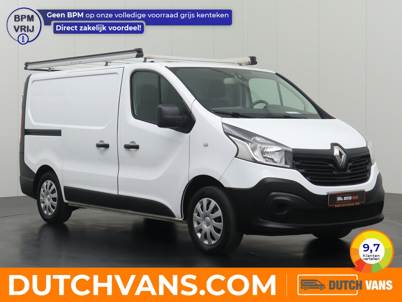 Renault Trafic - 1.6DCI 120PK Kastinrichting | Imperiaal | Trekhaak | Camera | Airco | 3-Persoons - AutoWereld.nl