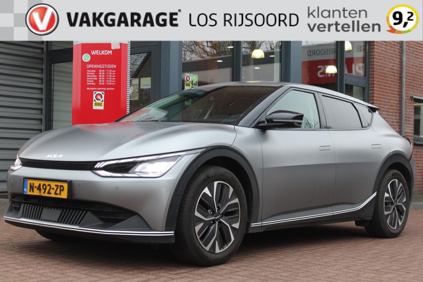 Kia EV6 - 58kWh | Mat-Grey | Carplay | Navigatie | Vol-Led | Camera | Adaptive Cruise & Climate Cont - AutoWereld.nl