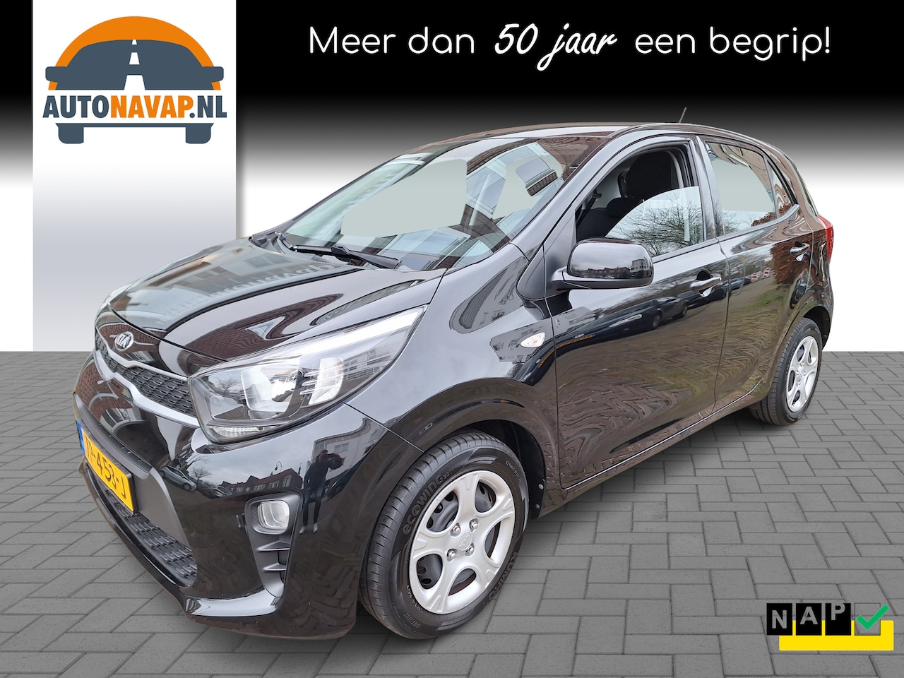 Kia Picanto - 1.0 CVVT EconomyPlusLine 5Drs /Airco/Bluetooth/1e Eig/Garantie - AutoWereld.nl