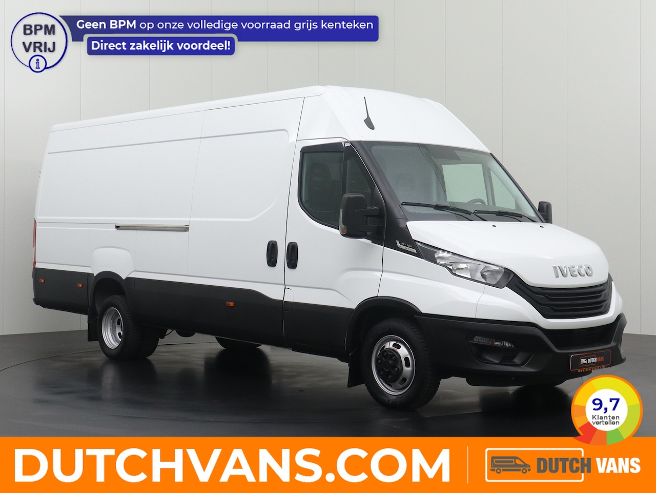 Iveco Daily - 35C16 Hi-Matic Automaat L3H2 Maxi | Airco | 3-Persoons | 3500Kg Trekgewicht | Betimmering - AutoWereld.nl