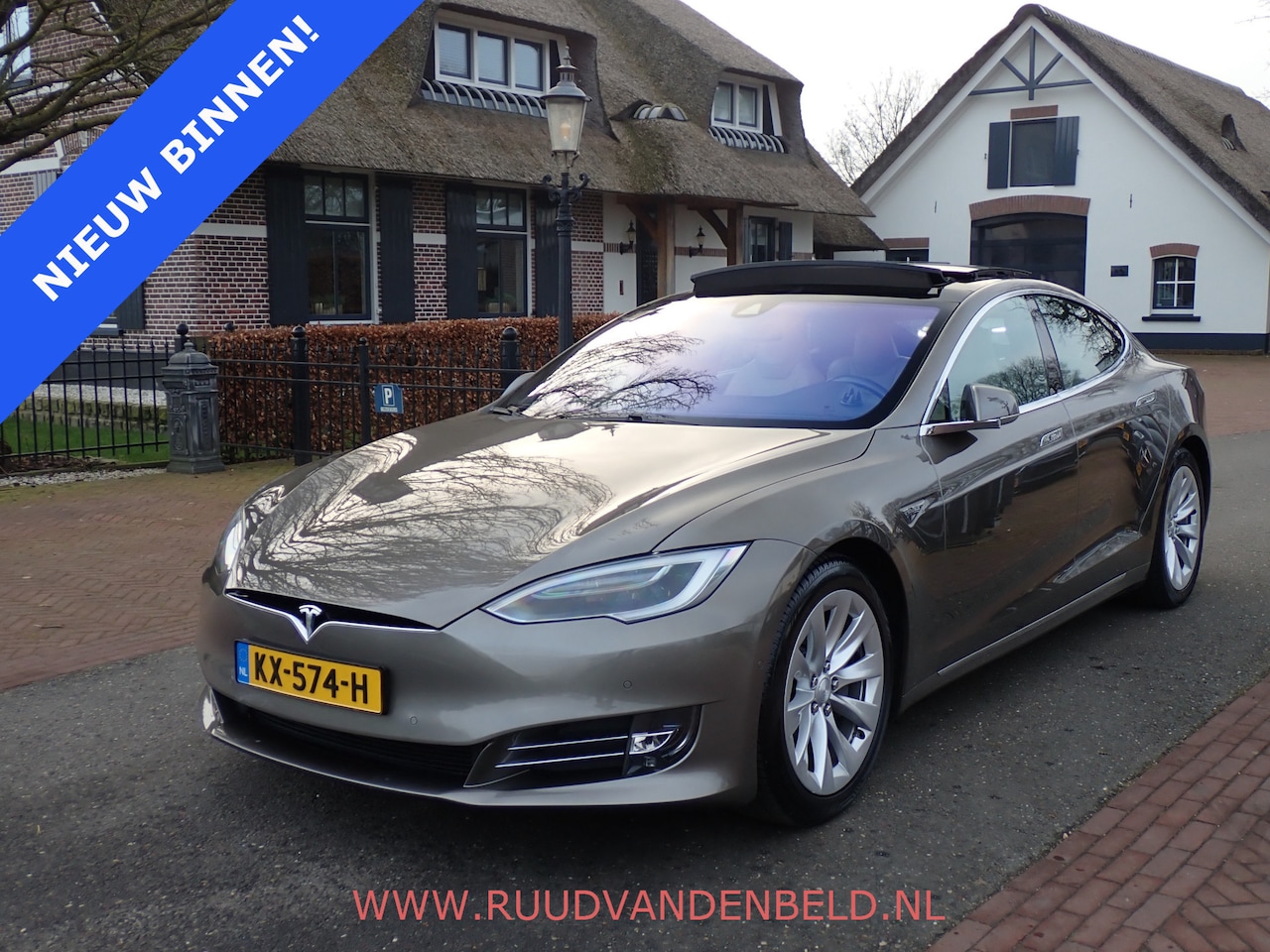 Tesla Model S - 70D ! FREE SUPERCHARGING SC01 ! AUTOPILOT / CCS / SCHUIFDAK - AutoWereld.nl