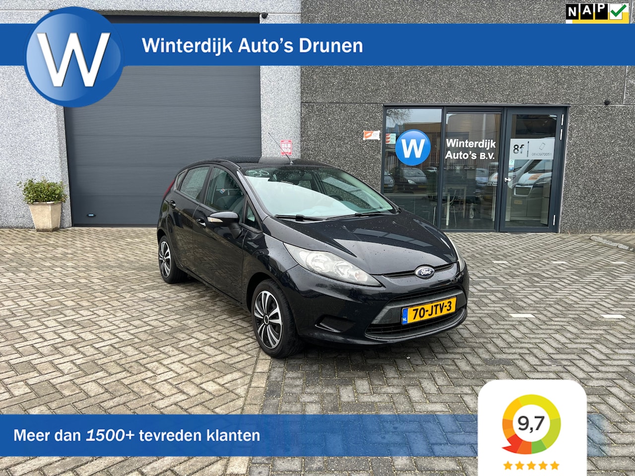 Ford Fiesta - 1.25 Airco! 5Deurs! Parkeersensoren! Nap! - AutoWereld.nl