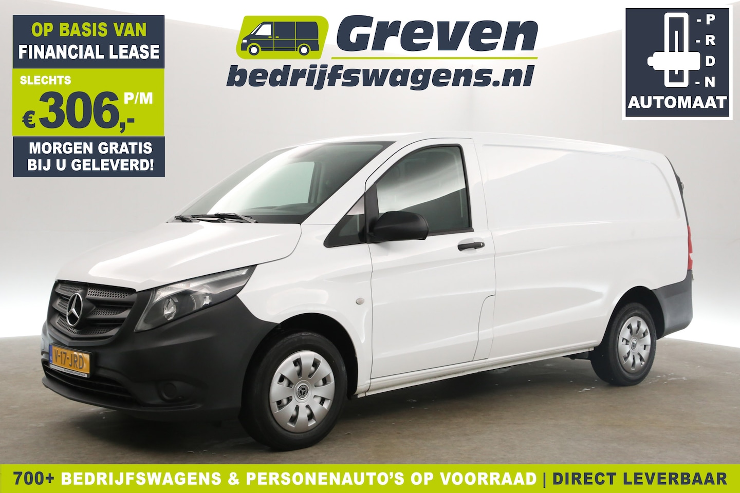 Mercedes-Benz Vito - 114 CDI Lang Automaat Airco Cruise Trekhaak Stoelverwarming 3 Persoons - AutoWereld.nl