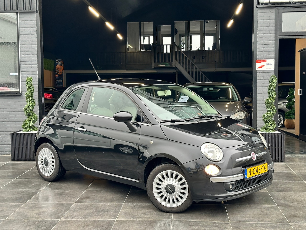 Fiat 500 - 1.4-16V Lounge|Airco|Android|APK|D Riem bij 114KM vv - AutoWereld.nl