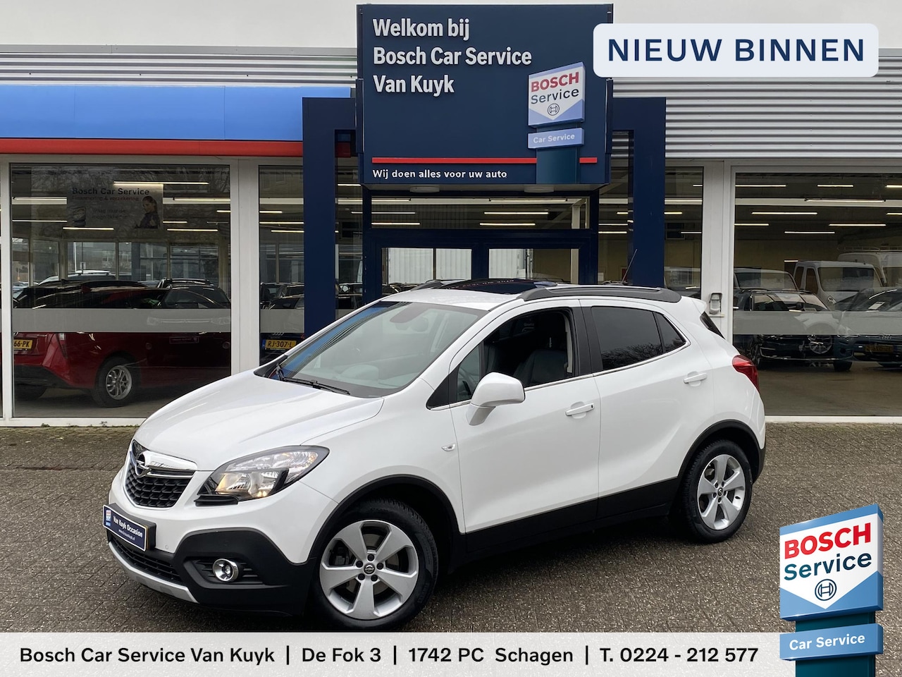 Opel Mokka - 1.4 T Cosmo / NL-Auto / 140 PK / 2e-Eigenaar / Dealer-Onderhouden / Schuif-kanteldak / Vol - AutoWereld.nl