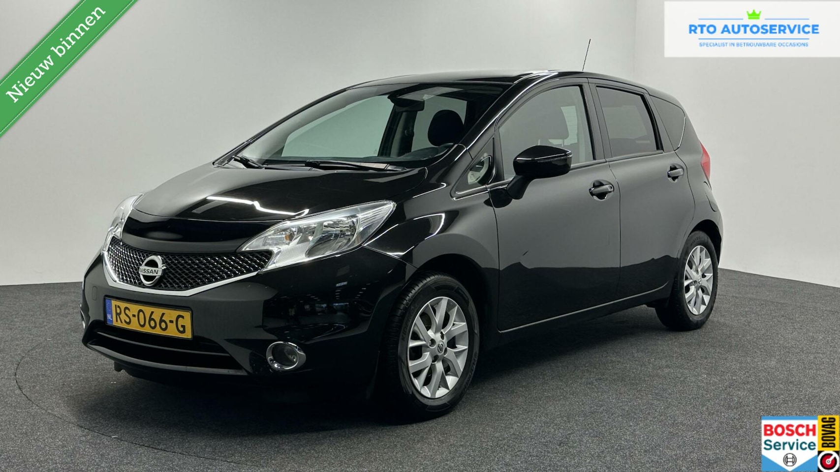 Nissan Note - 1.2 Black Edition AIRCO 84000 KM TREKHAAK CRUISE - AutoWereld.nl