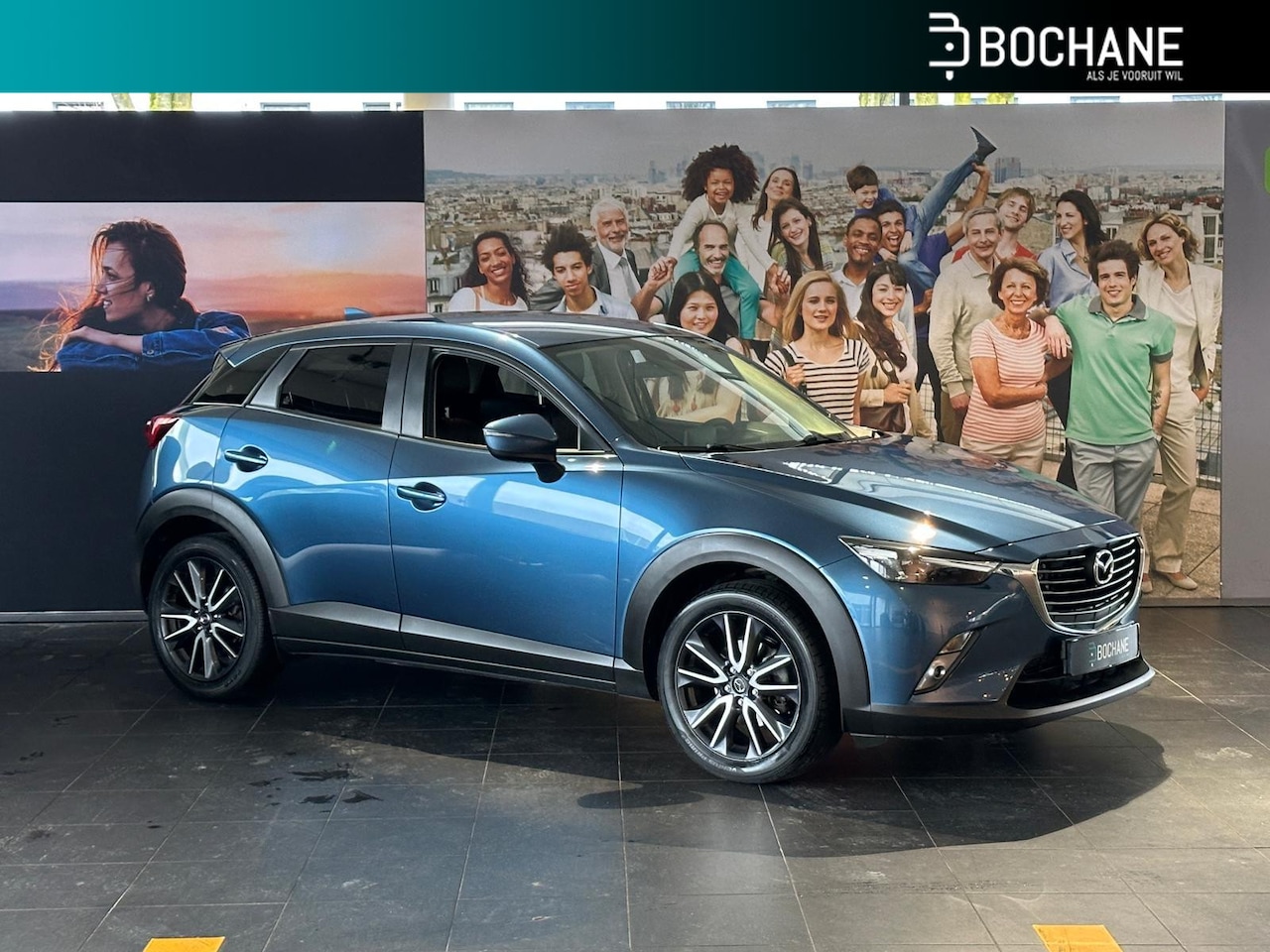 Mazda CX-3 - 2.0 SkyActiv-G 120 Dynamic AUTOMAAT | TREKHAAK | NAVIGATIE | PARKEERSENSOREN | STOELVERWAR - AutoWereld.nl