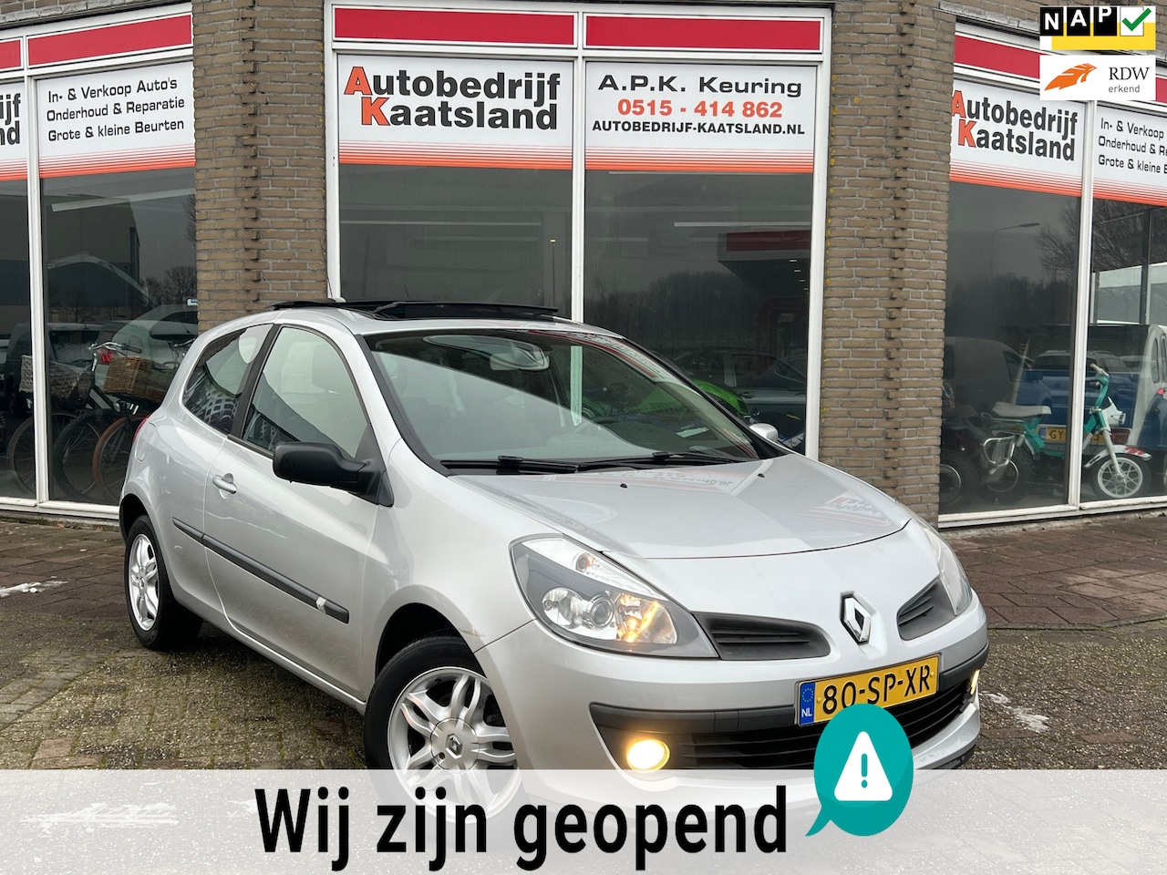 Renault Clio - 1.6-16V Dynamique Luxe Automaat - Pano - Nieuwe APK - AutoWereld.nl